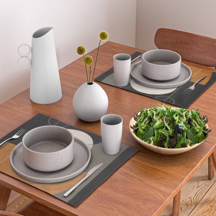 Abstract Minimal Shapes 129 Placemat Gallery Image 2