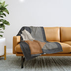 Abstract Minimal Shapes 129 Throw Blanket Gallery Image 1