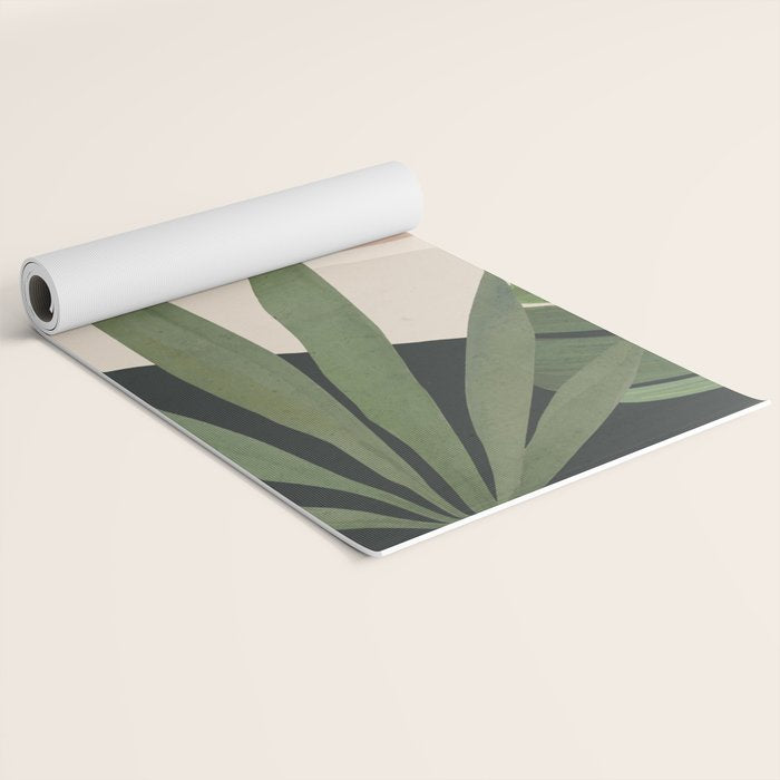 Abstract Art Tropical Leaves 45 Yoga Mat Gallery Image 2