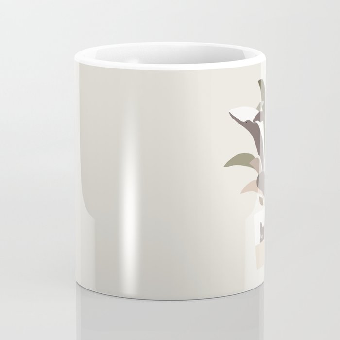 Cat and Plant 29: A Leaf of Whale Coffee Mug Gallery Image 4