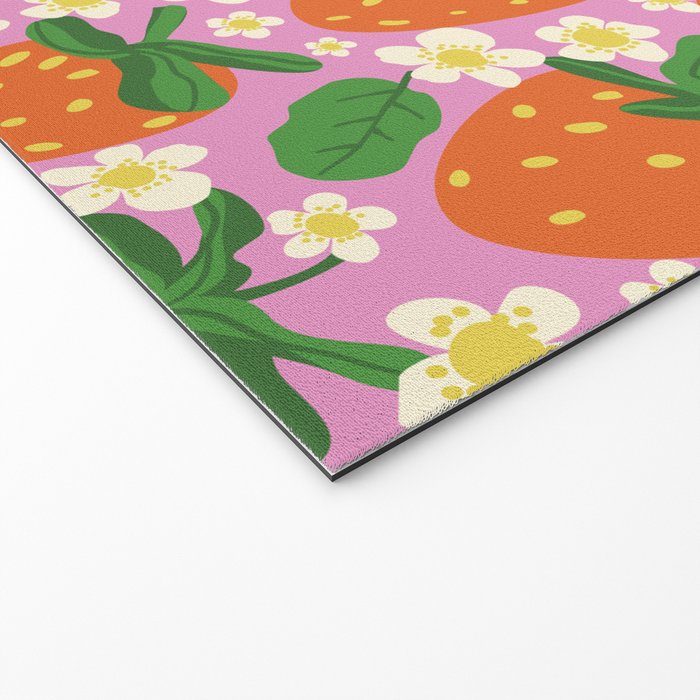 Strawberries Welcome Mat Gallery Image 2