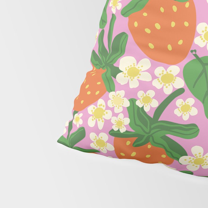 Strawberries Pillow Sham Gallery Image 4