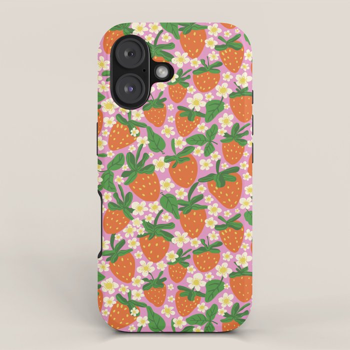 Strawberries iPhone Case Gallery Image 1