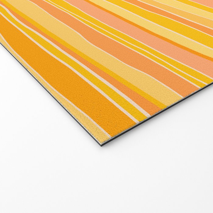 Sunshine Stripes Welcome Mat Gallery Image 2