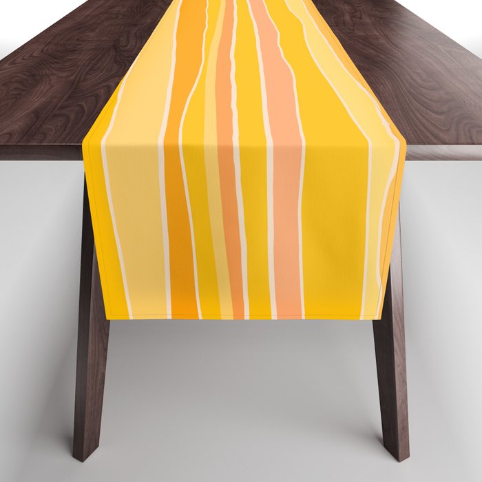 Sunshine Stripes Table Runner Gallery Image 1