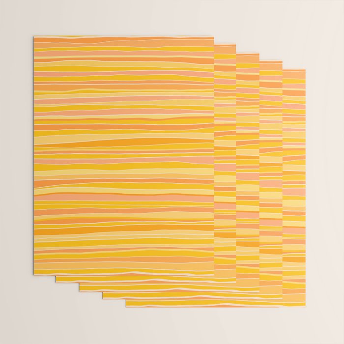 Sunshine Stripes Wrapping Paper Gallery Image 3