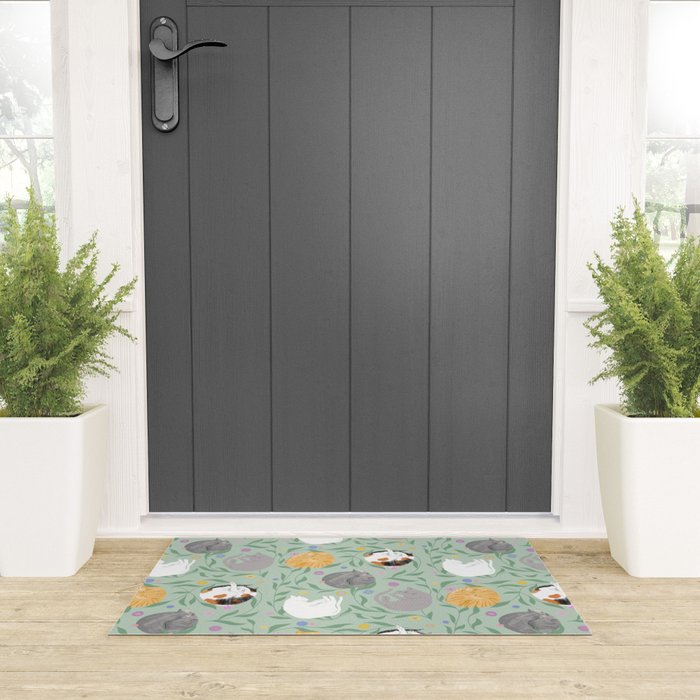 Cat Nap Welcome Mat Gallery Image 3