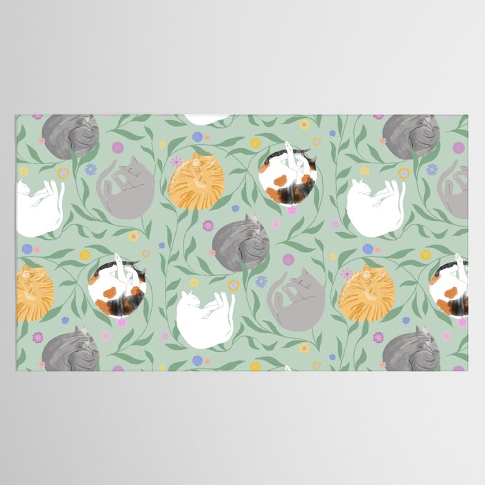 Cat Nap Tablecloth Gallery Image 2