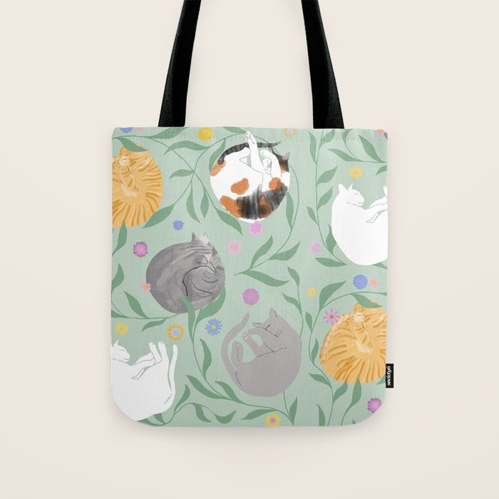 Cat Nap Tote Bag Gallery Image 1