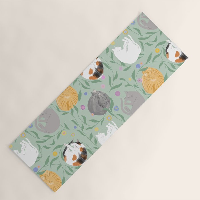 Cat Nap Yoga Mat Gallery Image 1