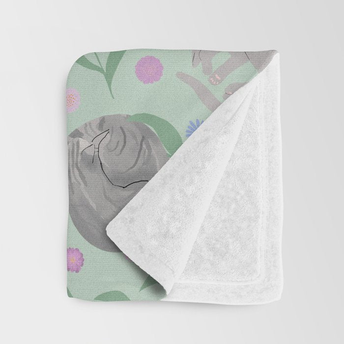 Cat Nap Throw Blanket Gallery Image 3
