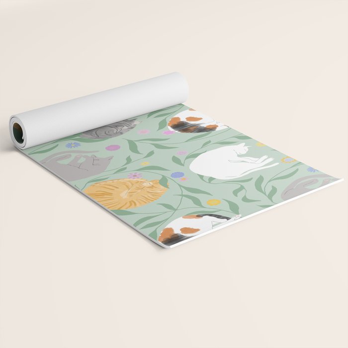 Cat Nap Yoga Mat Gallery Image 2