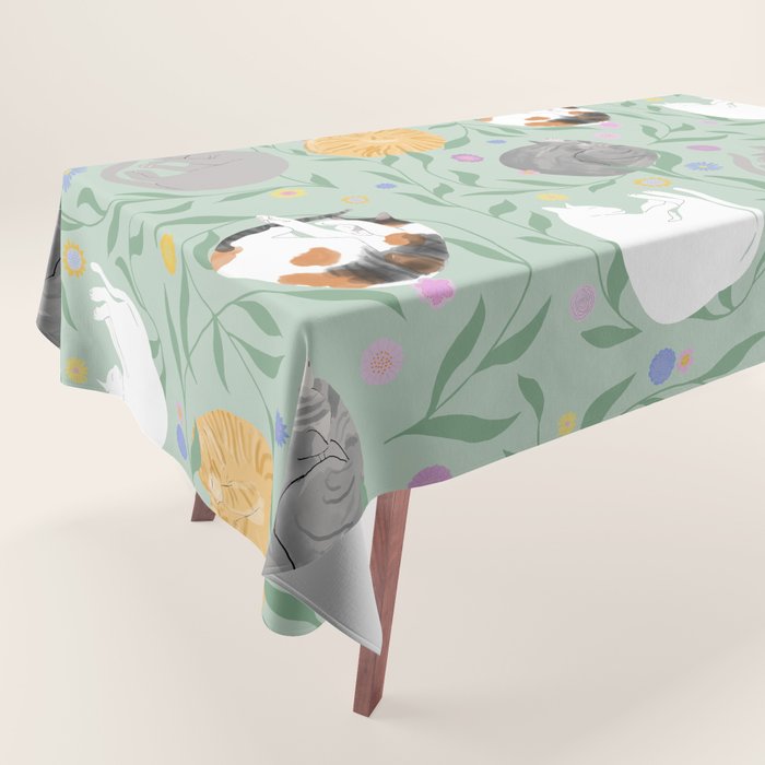 Cat Nap Tablecloth Gallery Image 1