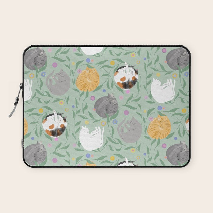 Cat Nap Laptop Sleeve Gallery Image 1