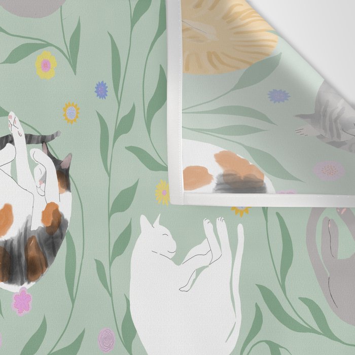 Cat Nap Wall Tapestry Gallery Image 3