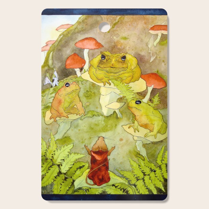 Toad Council Cutting Board Gallery Image 1