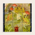 Toad Council Wood Wall Art Gallery Image 1