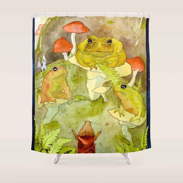 Toad Council Shower Curtain Gallery Image 1