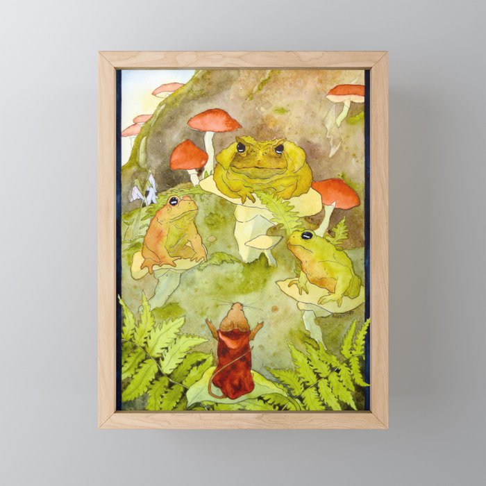 Toad Council Mini Art Print Gallery Image 1