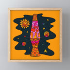 Leo Lava Lamp Mini Art Print Gallery Image 1