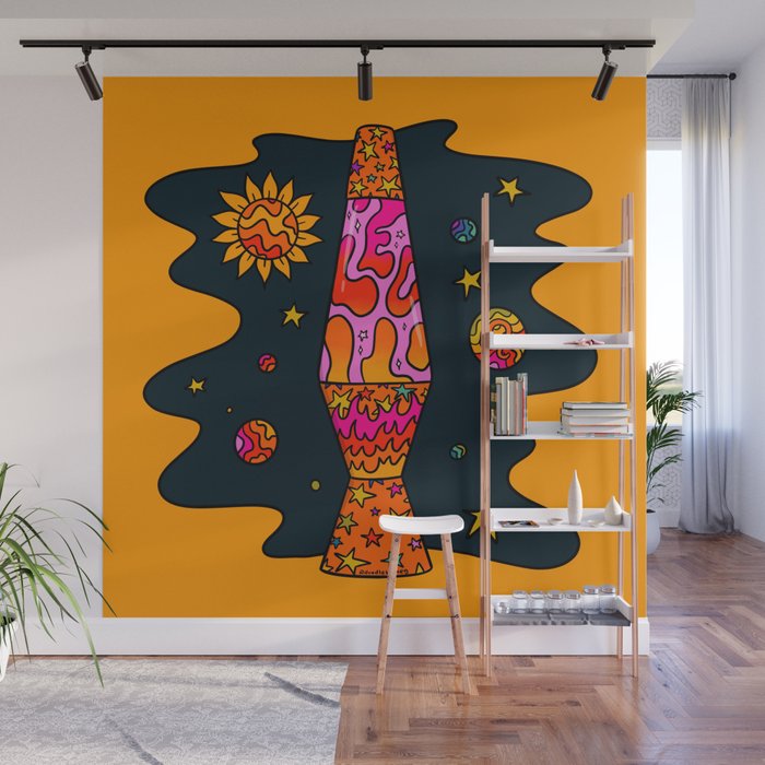 Leo Lava Lamp Wall Mural Gallery Image 1
