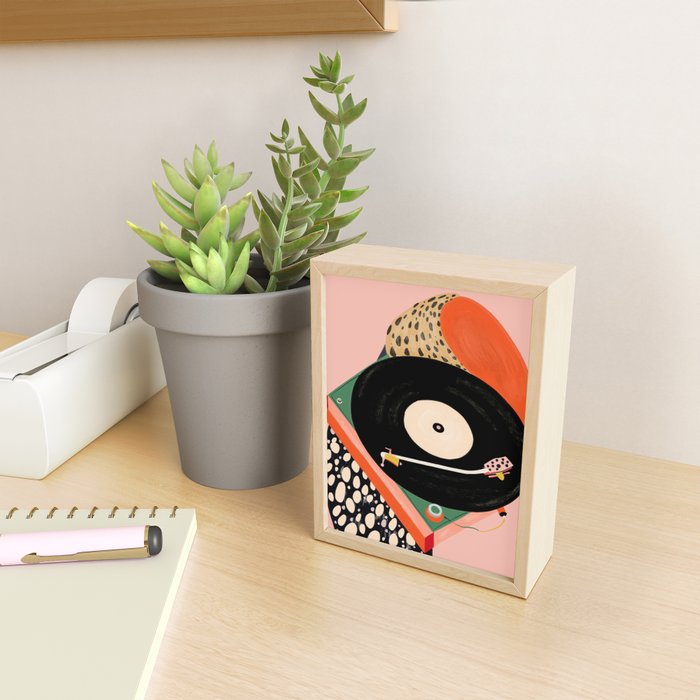 Nostalgic Grooves Mini Art Print Gallery Image 2