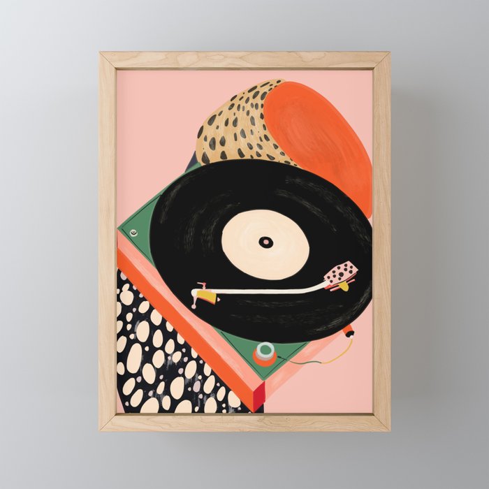 Nostalgic Grooves Mini Art Print Gallery Image 1
