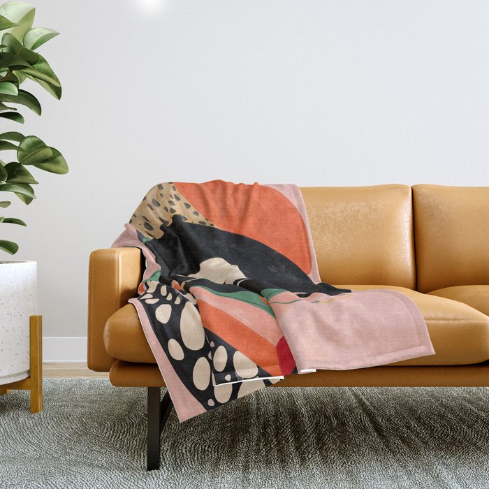 Nostalgic Grooves Throw Blanket Gallery Image 1