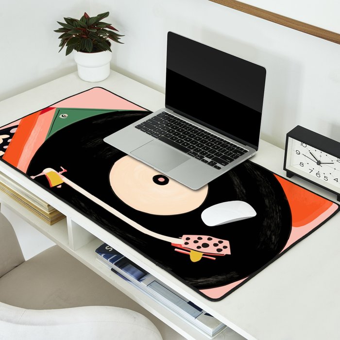 Nostalgic Grooves Desk Mat Gallery Image 2