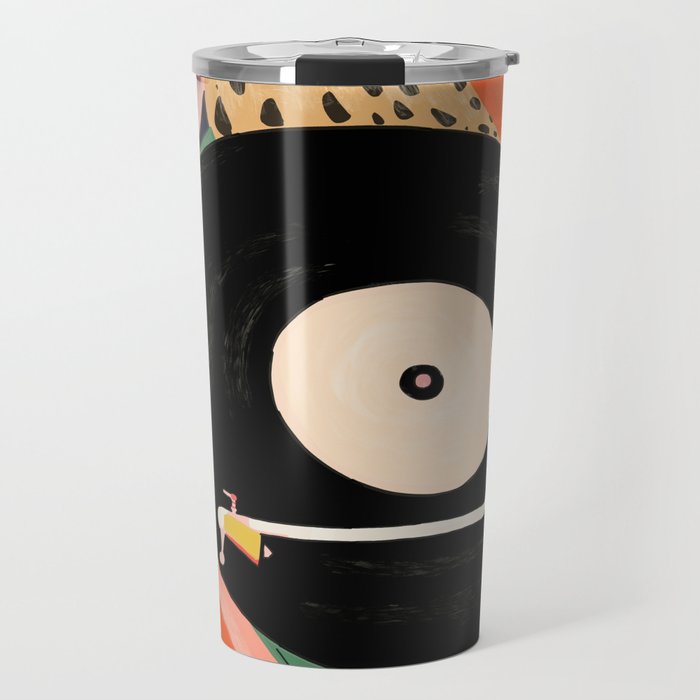 Nostalgic Grooves Travel Mug Gallery Image 1