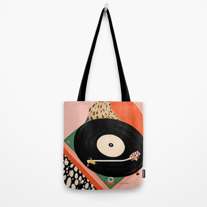 Nostalgic Grooves Tote Bag Gallery Image 2
