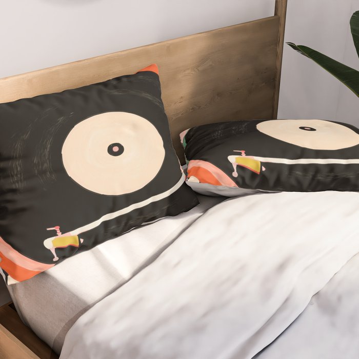 Nostalgic Grooves Pillow Sham Gallery Image 2