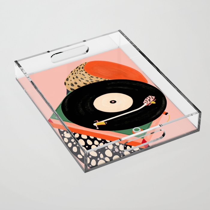Nostalgic Grooves Acrylic Tray Gallery Image 1