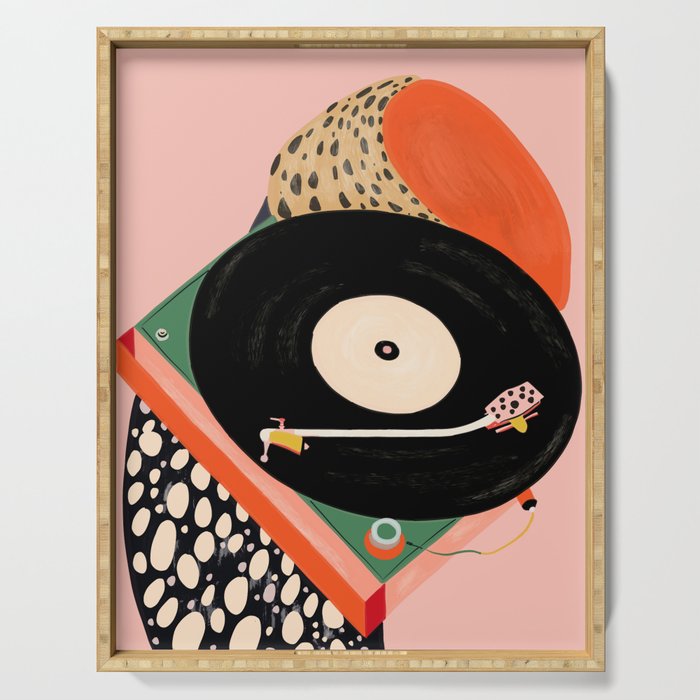 Nostalgic Grooves Serving Tray Gallery Image 1