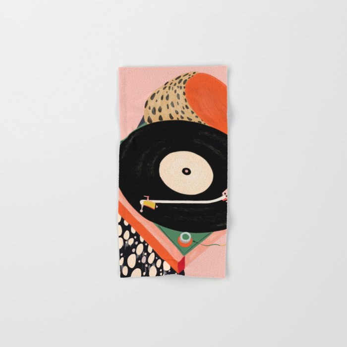 Nostalgic Grooves Bath Towel Gallery Image 1
