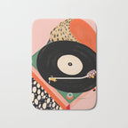 Nostalgic Grooves Bath Mat Gallery Image 1