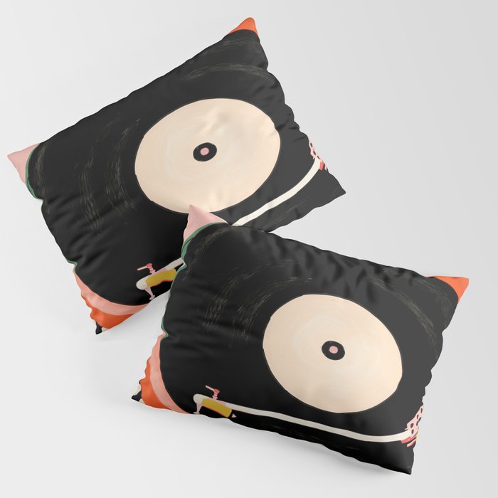 Nostalgic Grooves Pillow Sham Gallery Image 3