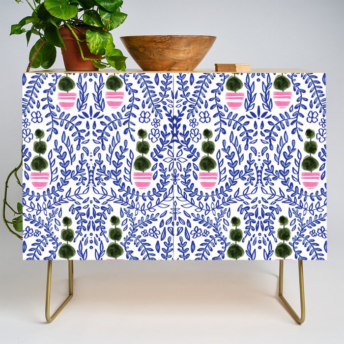 Southern Living - Chinoiserie Pattern Credenza Gallery Image 1