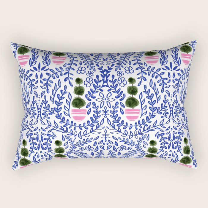 Southern Living - Chinoiserie Pattern Rectangular Pillow Gallery Image 2