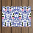 Southern Living - Chinoiserie Pattern Outdoor Rug Gallery Image 1