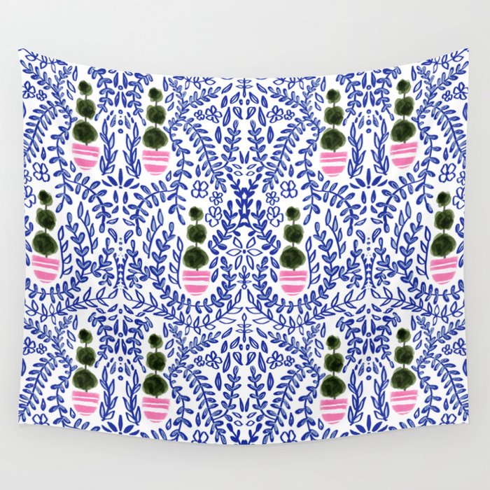 Southern Living - Chinoiserie Pattern Wall Tapestry Gallery Image 4