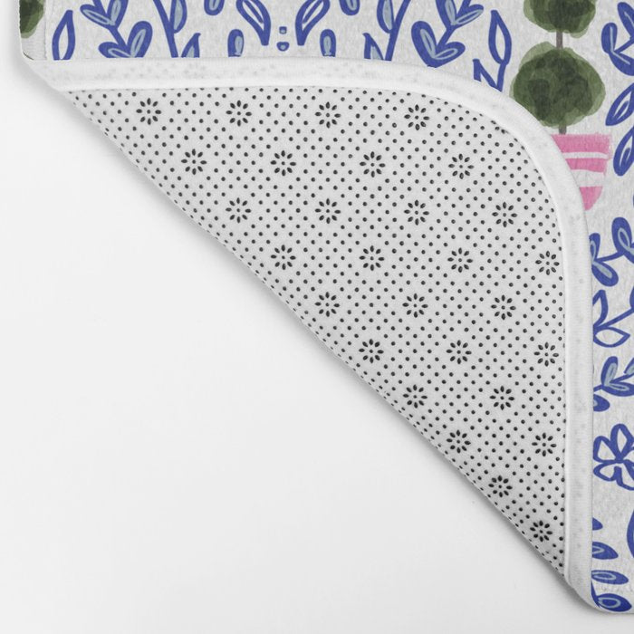 Southern Living - Chinoiserie Pattern Bath Mat Gallery Image 2