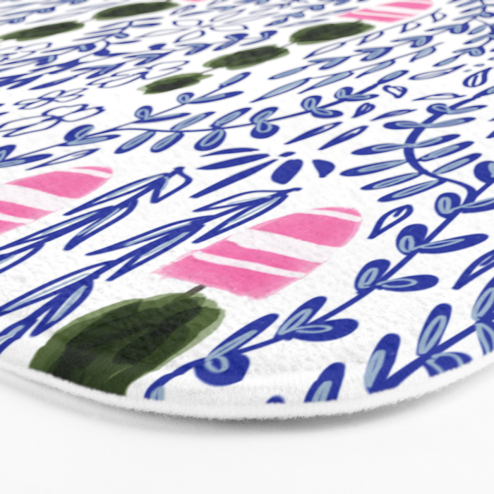 Southern Living - Chinoiserie Pattern Bath Mat Gallery Image 3