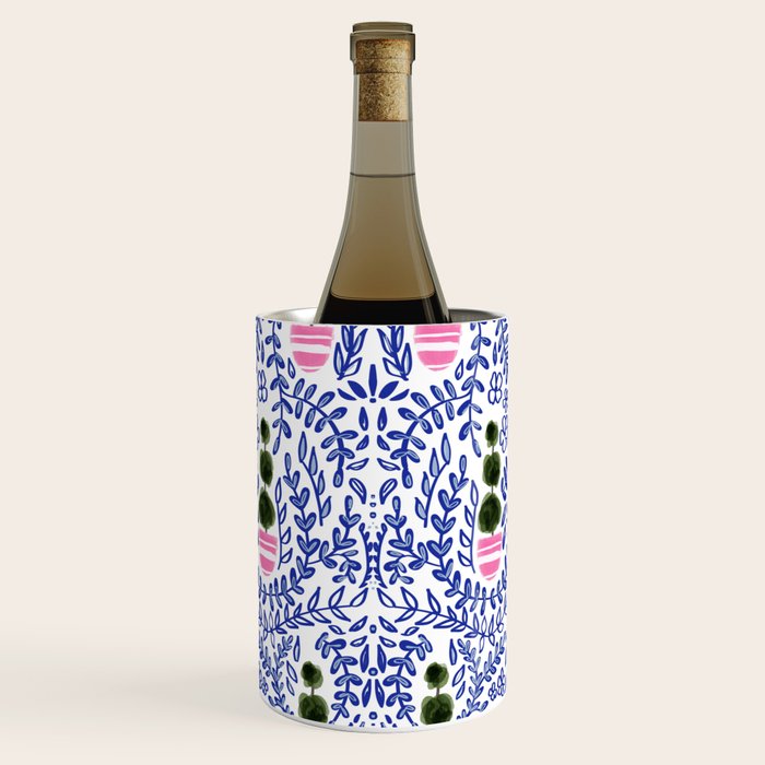 Southern Living - Chinoiserie Pattern Wine Chiller Gallery Image 2