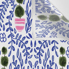 Southern Living - Chinoiserie Pattern Wall Tapestry Gallery Image 3
