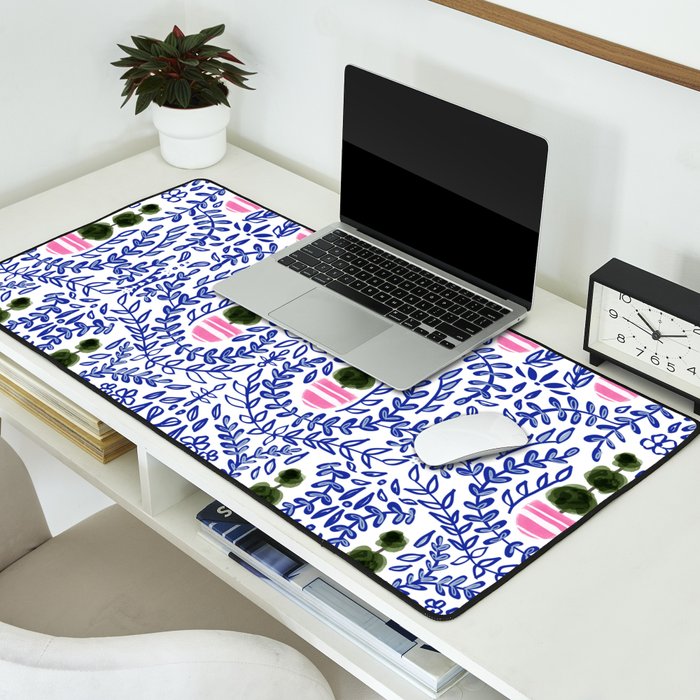 Southern Living - Chinoiserie Pattern Desk Mat Gallery Image 2