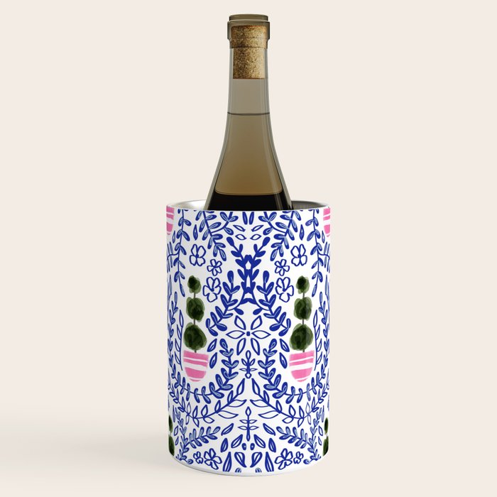 Southern Living - Chinoiserie Pattern Wine Chiller Gallery Image 1