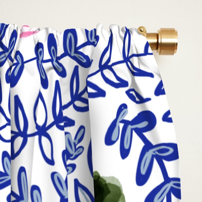 Southern Living - Chinoiserie Pattern Window Curtain Gallery Image 2