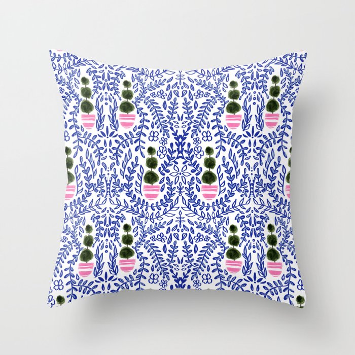 Southern Living - Chinoiserie Pattern Throw Pillow Gallery Image 6