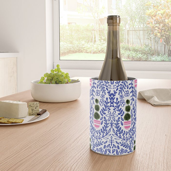 Southern Living - Chinoiserie Pattern Wine Chiller Gallery Image 4